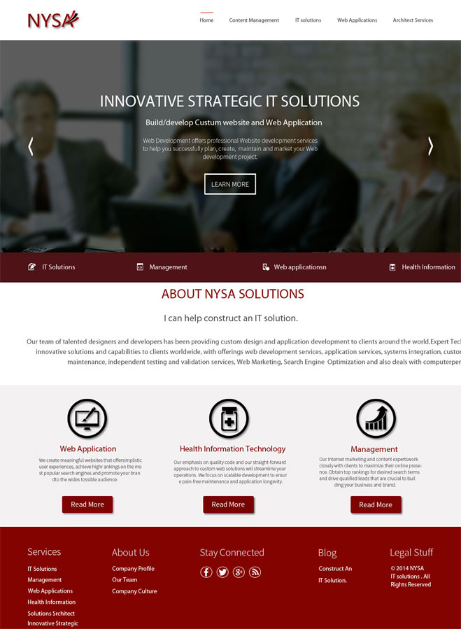 Wordpress Design by websumster for Moonlight Group LLC | Design #4009437