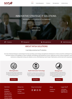 Wordpress Design by websumster for Moonlight Group LLC | Design: #4009437