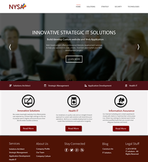 Wordpress Design by websumster for Moonlight Group LLC | Design: #4020139