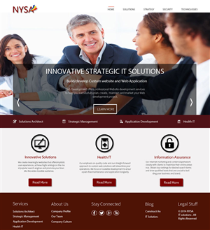 Wordpress Design by websumster for Moonlight Group LLC | Design #4037078
