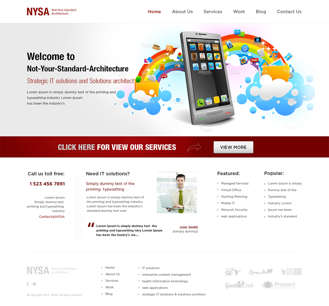 Wordpress Design by Mayank Patel for Moonlight Group LLC | Design #4033037