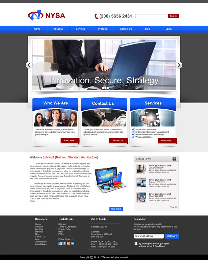 Wordpress Design by DesignXyz for Moonlight Group LLC | Design #4026836