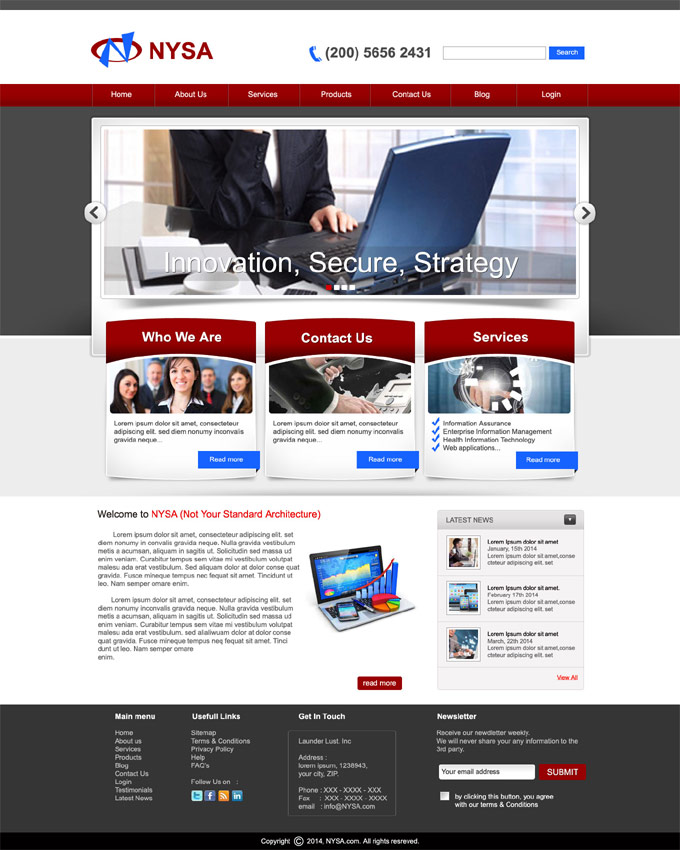 Wordpress Design by DesignXyz for Moonlight Group LLC | Design #4026845