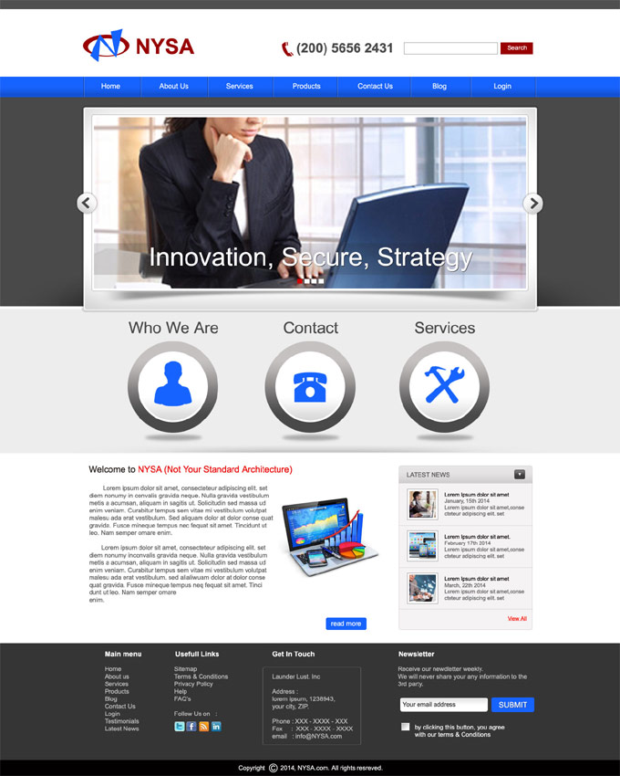 Wordpress Design by DesignXyz for Moonlight Group LLC | Design #4026848