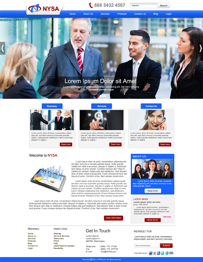 Wordpress Design by DesignXyz for Moonlight Group LLC | Design #4038852