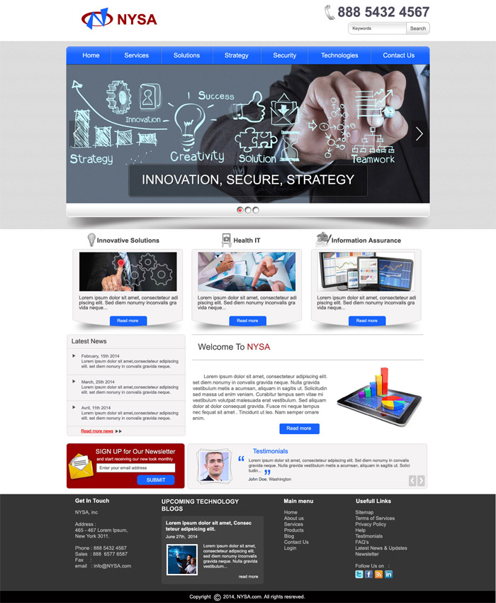 Wordpress Design by DesignXyz for Moonlight Group LLC | Design #4060625