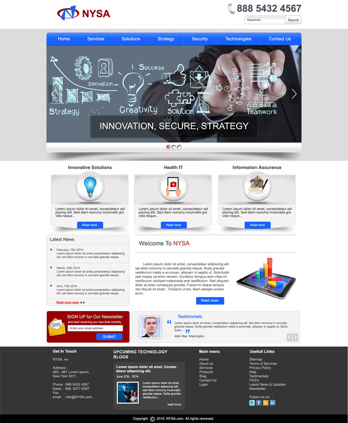 Wordpress Design by DesignXyz for Moonlight Group LLC | Design #4066272