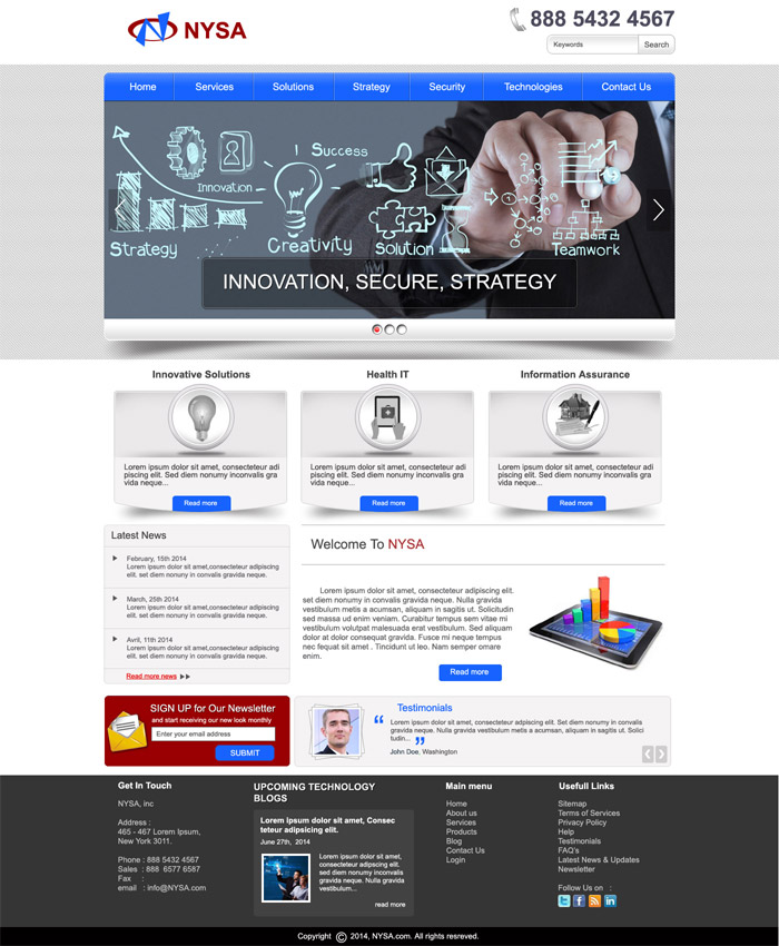 Wordpress Design by DesignXyz for Moonlight Group LLC | Design #4066279