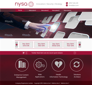 Wordpress Design by Graham Hoare for Moonlight Group LLC | Design #4043537