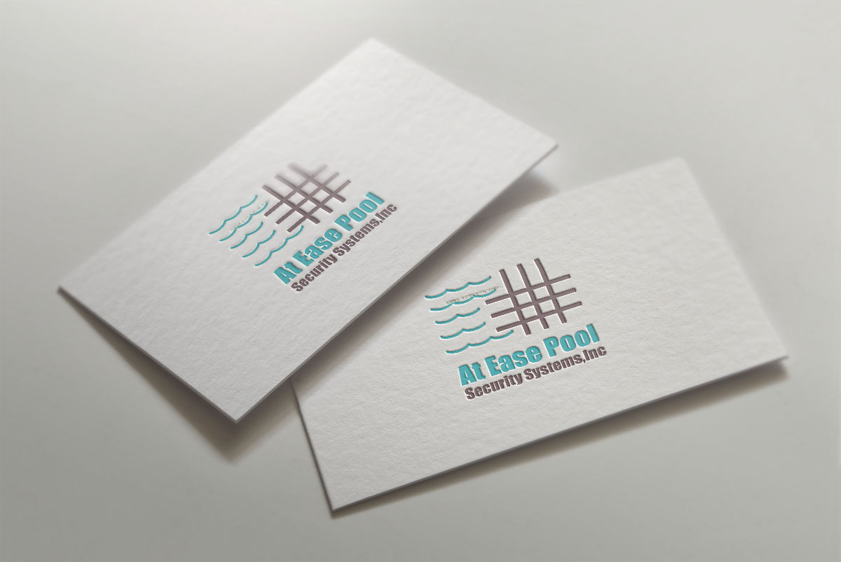 Logo Design by Jenn Smith for atease pool security systems inc | Design #4015993