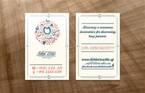Business Card Design for Fashion Tech Startup | Design de Carte de Visite par Intro Base