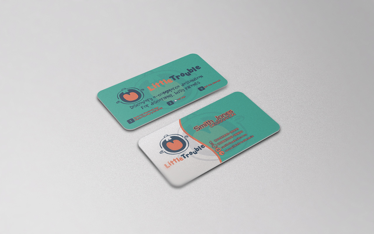 Business Card Design by mihalceart for Little Trouble | Design #3981022