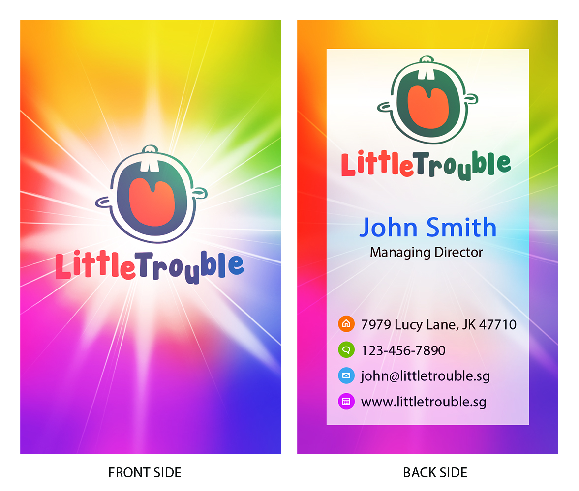 Diseño de Tarjeta de Presentación por M79 para Little Trouble | Diseño #4001980