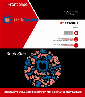 Diseño de Tarjeta de Presentación por UmairZahid para Little Trouble | Diseño #3981214