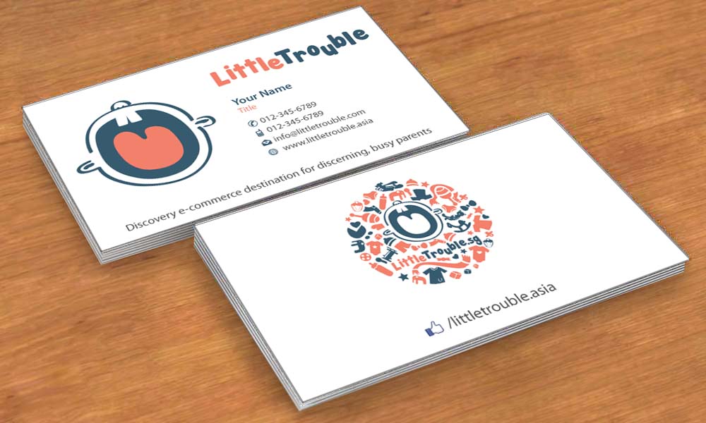 Diseño de Tarjeta de Presentación por Sbss para Little Trouble | Diseño #3985670