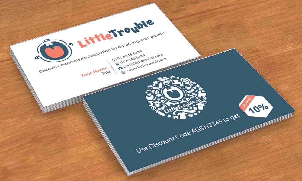 Diseño de Tarjeta de Presentación por Sbss para Little Trouble | Diseño #3985673