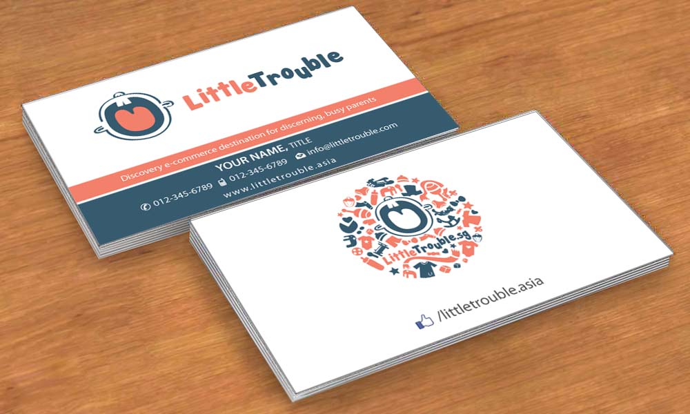 Business Card Design by Sbss for Little Trouble | Design #3985681