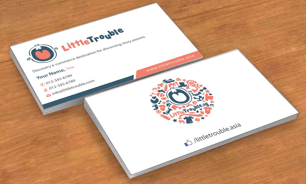 Business Card Design by Sbss for Little Trouble | Design #3985687