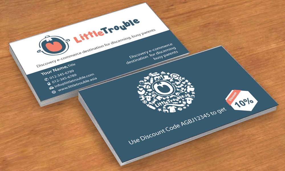 Business Card Design by Sbss for Little Trouble | Design #3985701