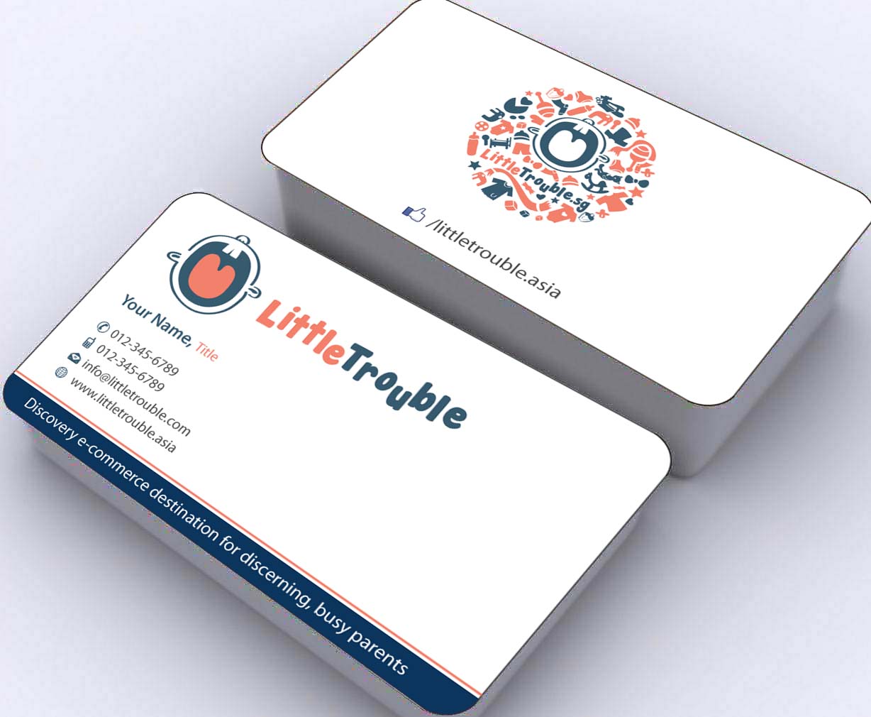 Business Card Design by Sbss for Little Trouble | Design #3985710