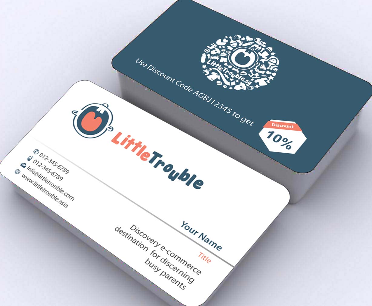 Diseño de Tarjeta de Presentación por Sbss para Little Trouble | Diseño #3985717