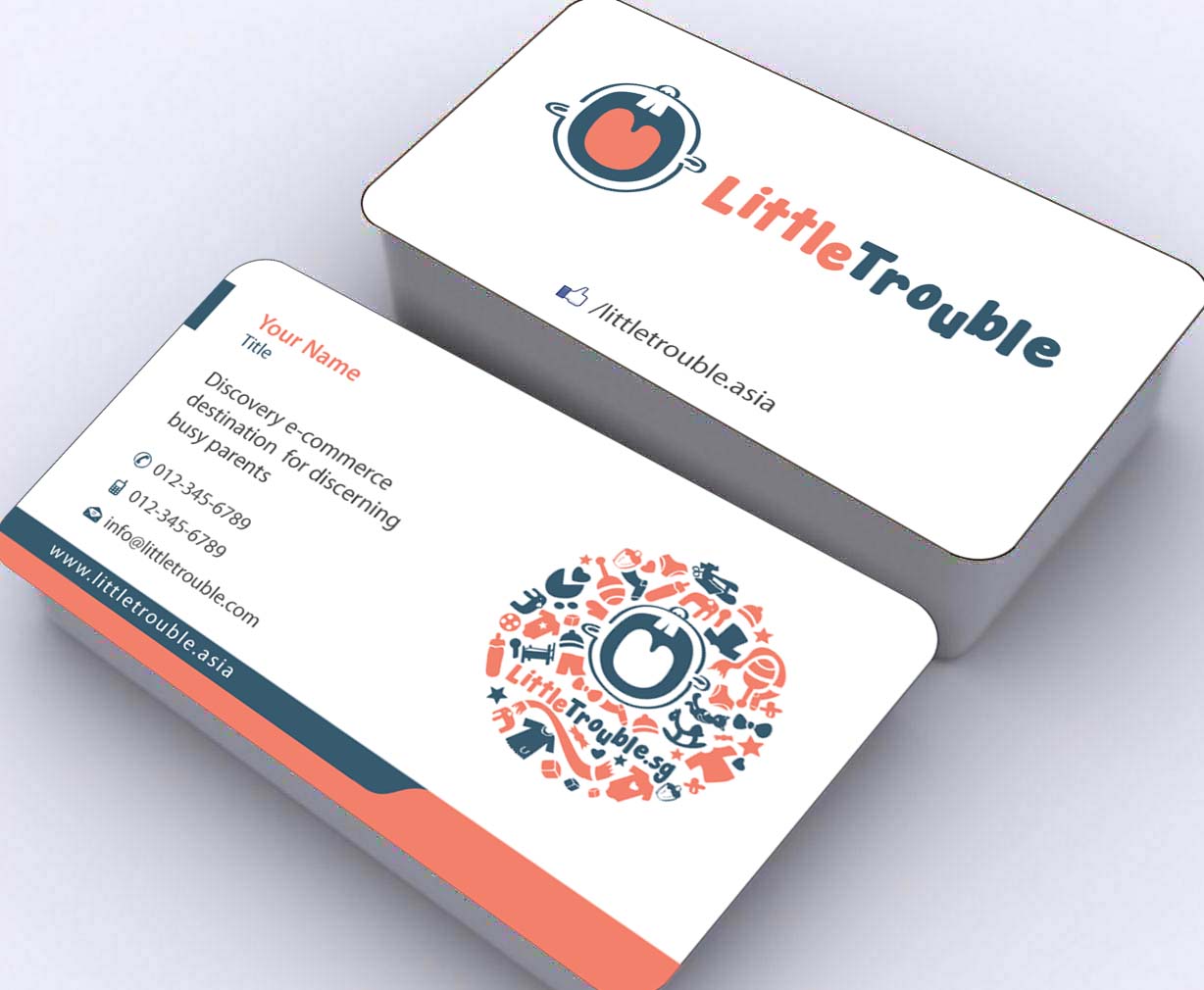 Business Card Design by Sbss for Little Trouble | Design #3985721