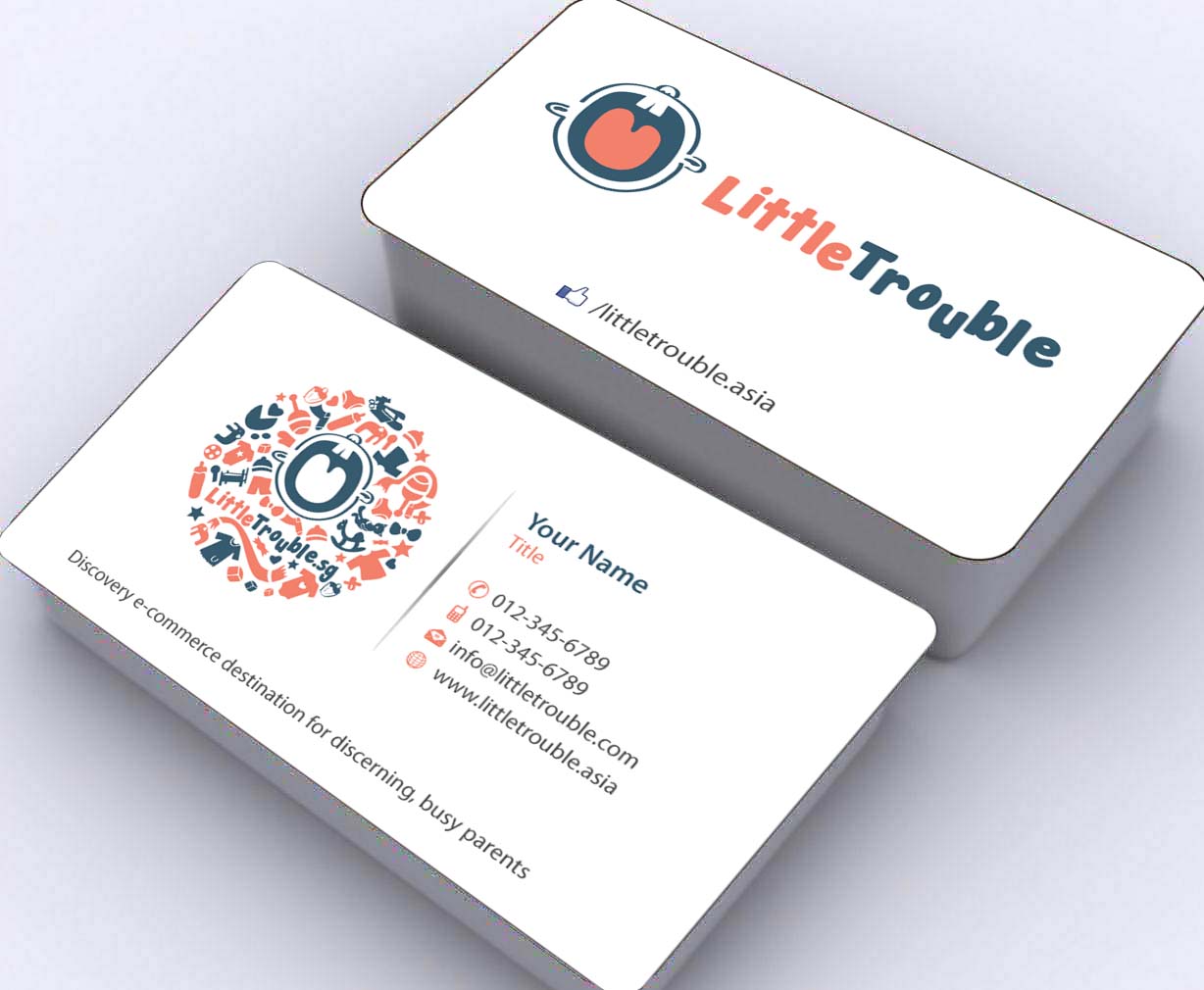 Business Card Design by Sbss for Little Trouble | Design #3985738