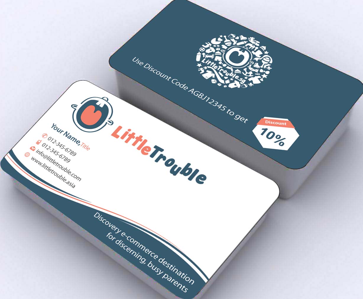 Diseño de Tarjeta de Presentación por Sbss para Little Trouble | Diseño #3985741