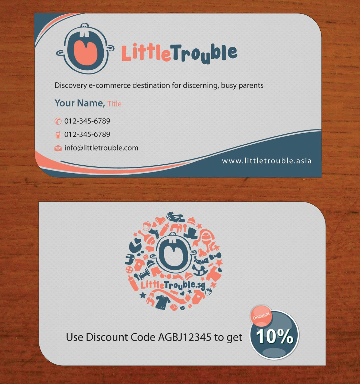 Diseño de Tarjeta de Presentación por Sbss para Little Trouble | Diseño #3985748