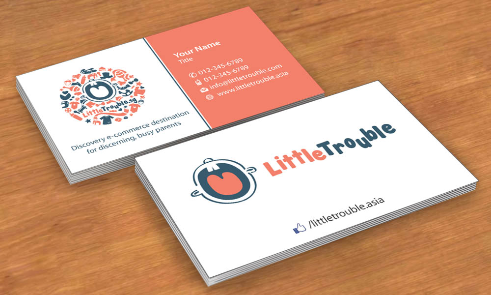 Diseño de Tarjeta de Presentación por Sbss para Little Trouble | Diseño #3987902