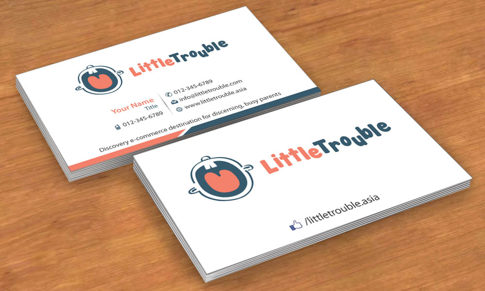 Business Card Design by Sbss for Little Trouble | Design #3987934