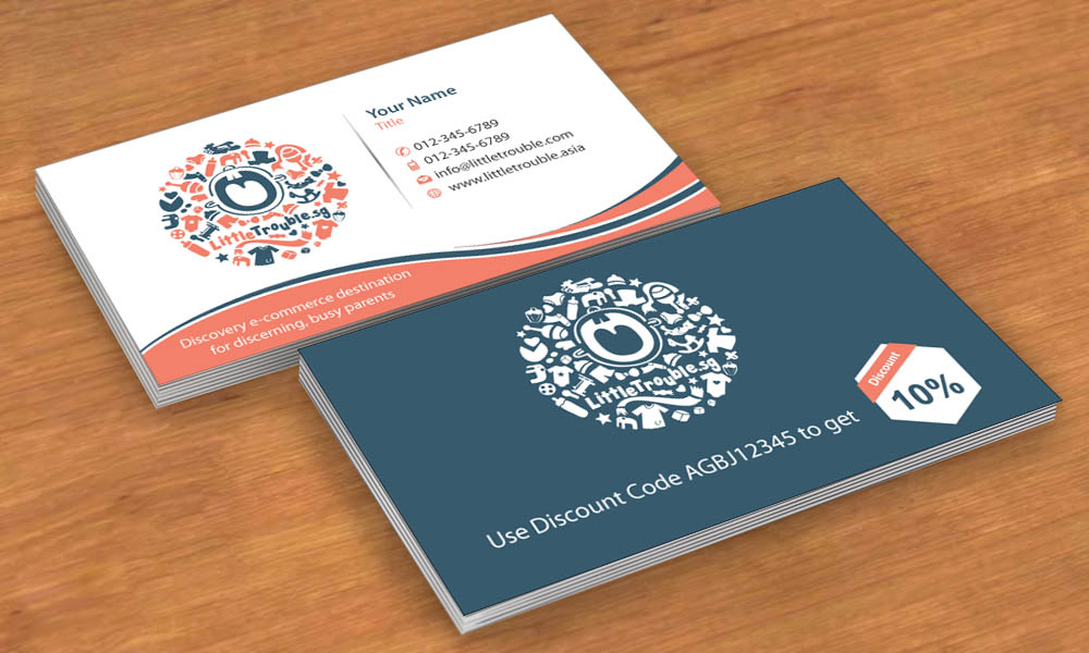 Business Card Design by Sbss for Little Trouble | Design #3987940