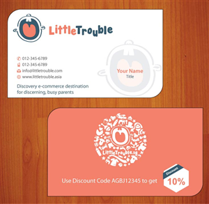 Diseño de Tarjeta de Presentación por Sbss para Little Trouble | Diseño: #3987942