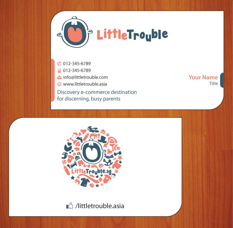 Diseño de Tarjeta de Presentación por Sbss para Little Trouble | Diseño #3987943