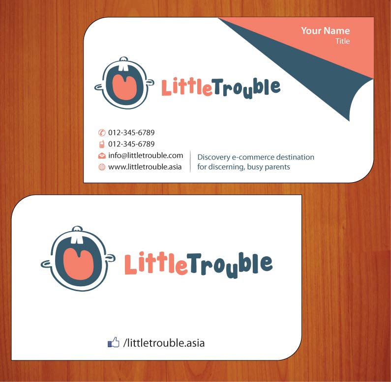 Diseño de Tarjeta de Presentación por Sbss para Little Trouble | Diseño #3987956