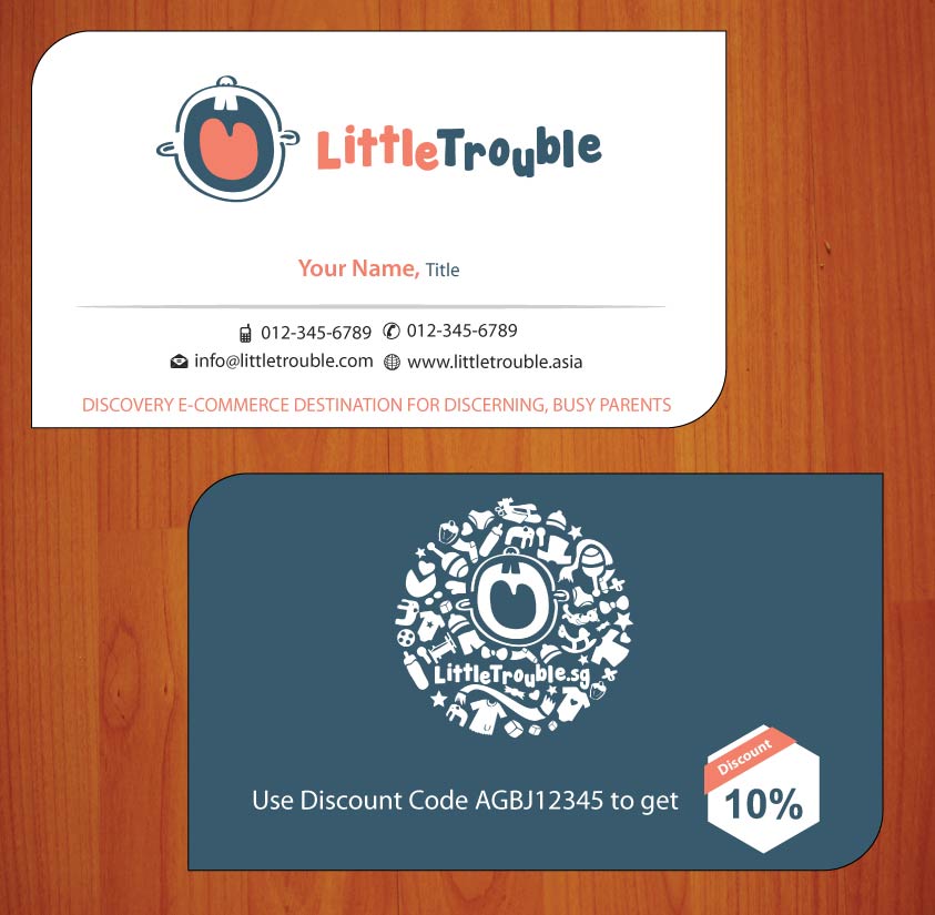 Diseño de Tarjeta de Presentación por Sbss para Little Trouble | Diseño #3987957