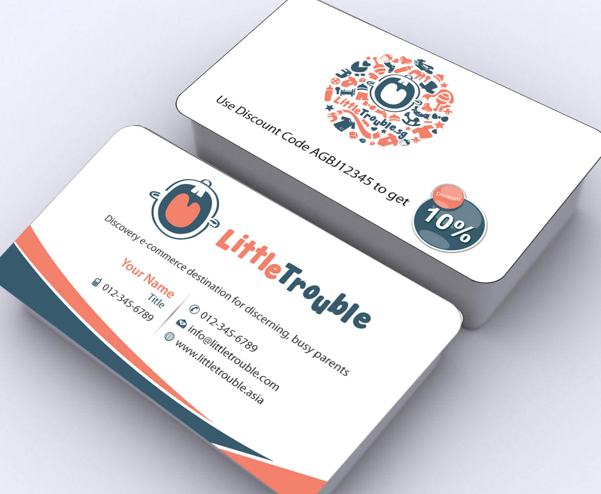 Diseño de Tarjeta de Presentación por Sbss para Little Trouble | Diseño #3987964