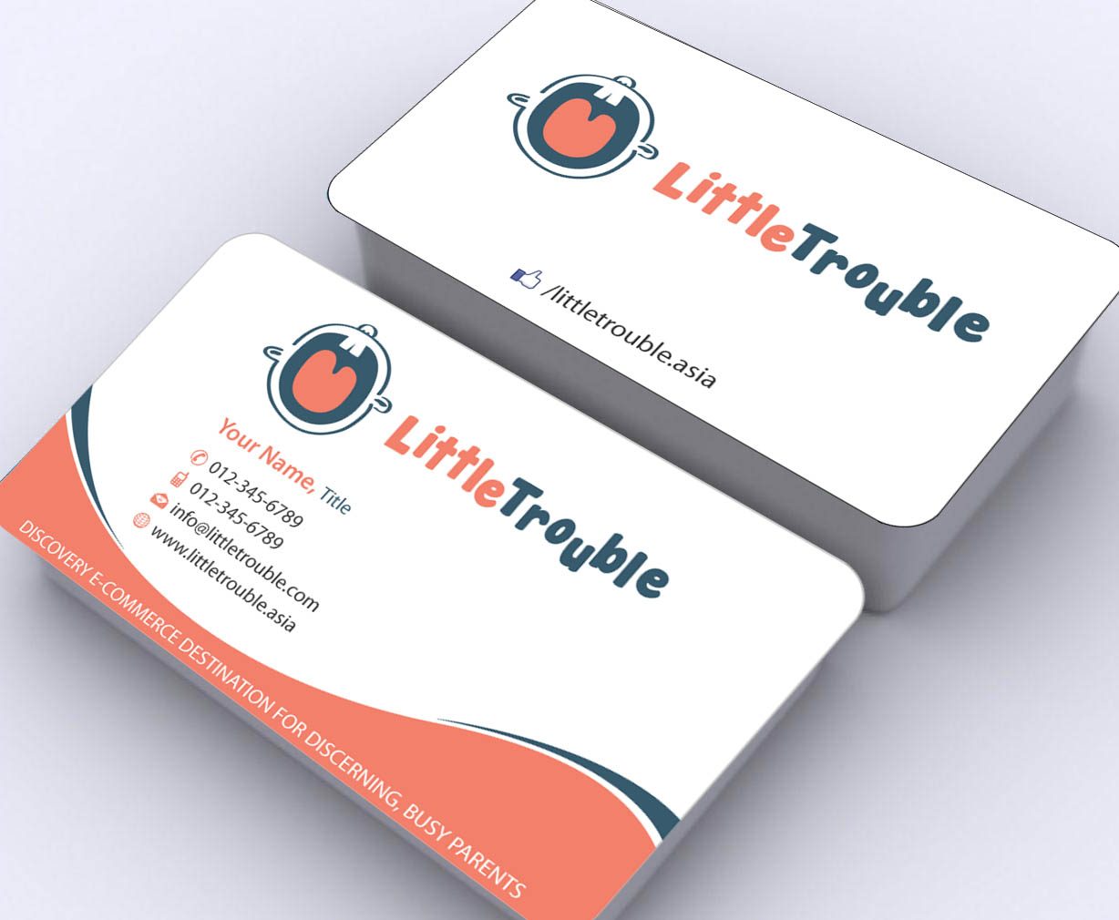 Diseño de Tarjeta de Presentación por Sbss para Little Trouble | Diseño #3987967