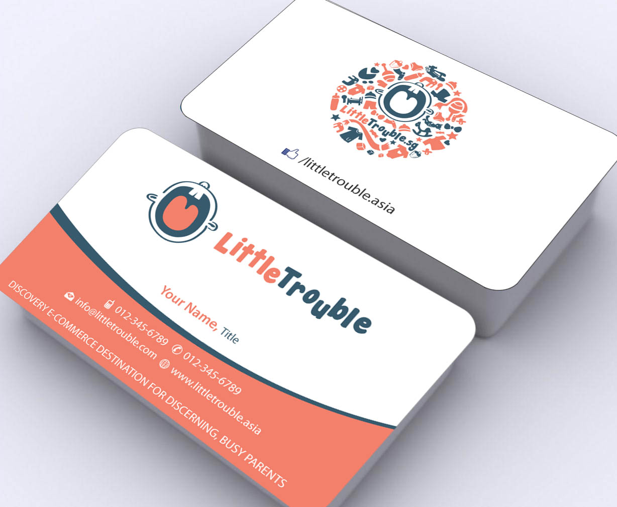 Diseño de Tarjeta de Presentación por Sbss para Little Trouble | Diseño #3987968