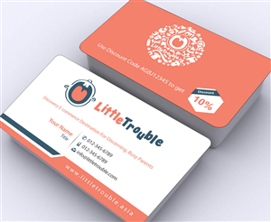 Business Card Design by Sbss for Little Trouble | Design: #3987975