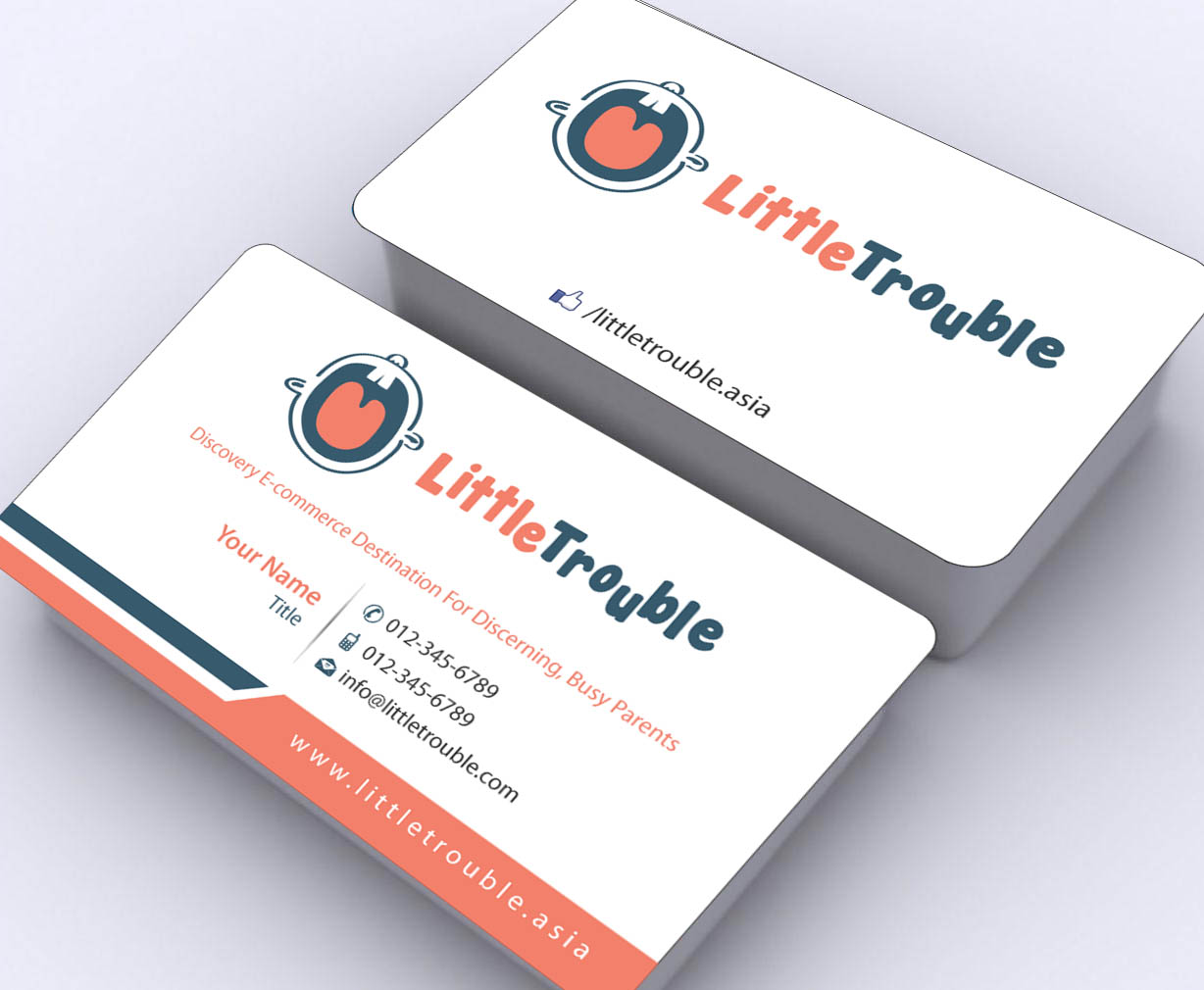Business Card Design by Sbss for Little Trouble | Design #3987977