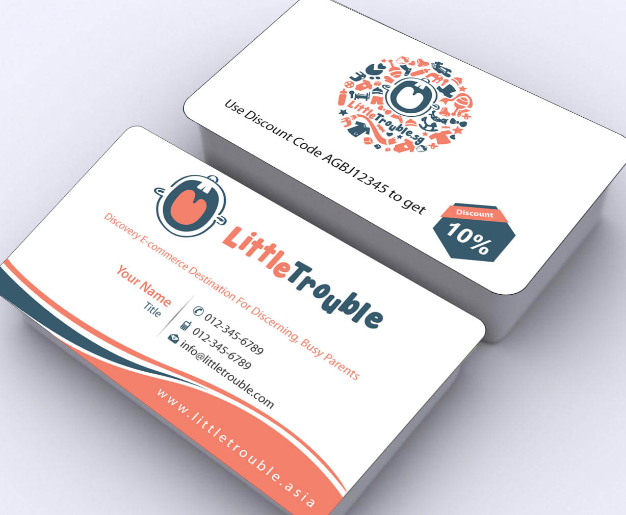 Diseño de Tarjeta de Presentación por Sbss para Little Trouble | Diseño #3987984