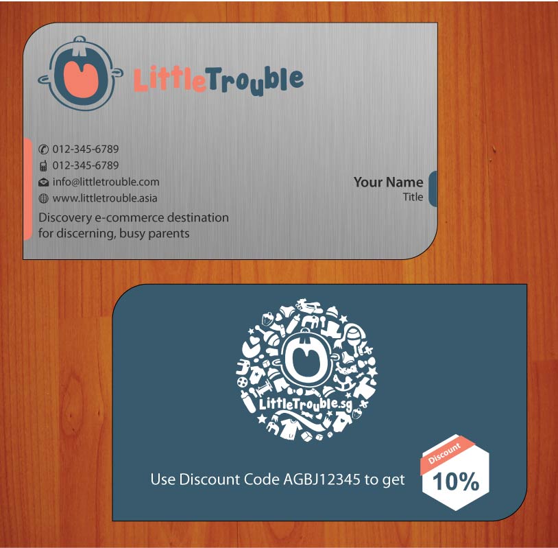 Diseño de Tarjeta de Presentación por Sbss para Little Trouble | Diseño #3987985