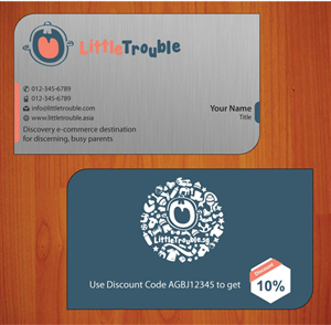 Business Card Design by Sbss for Little Trouble | Design: #3987985