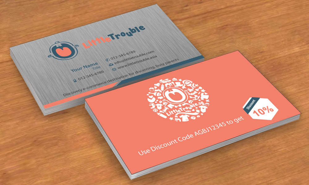 Diseño de Tarjeta de Presentación por Sbss para Little Trouble | Diseño #3987989