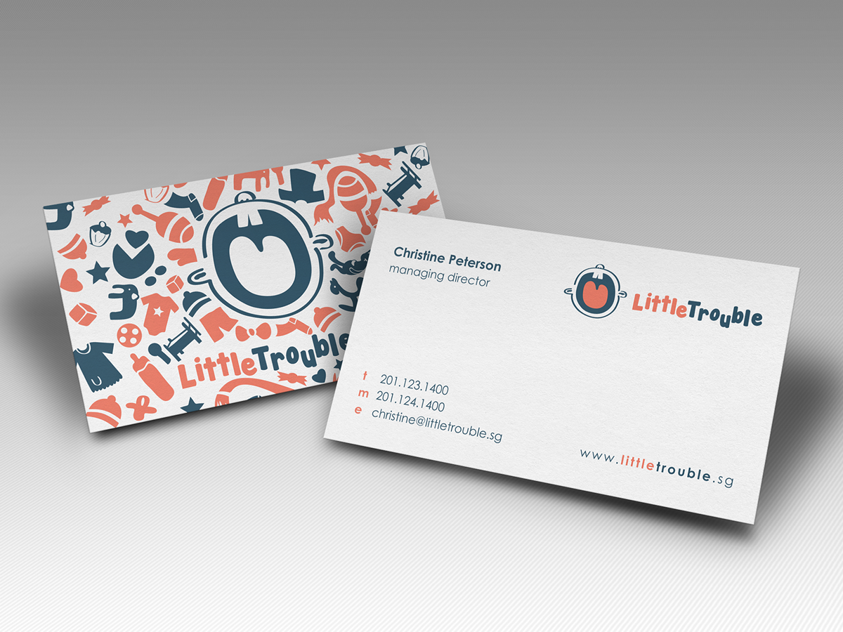 Business Card Design by HYPdesign for Little Trouble | Design #3987370