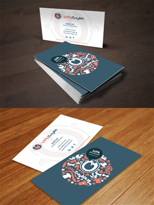Diseño de Tarjeta de Presentación por Sarah Mathews para Little Trouble | Diseño: #3981534