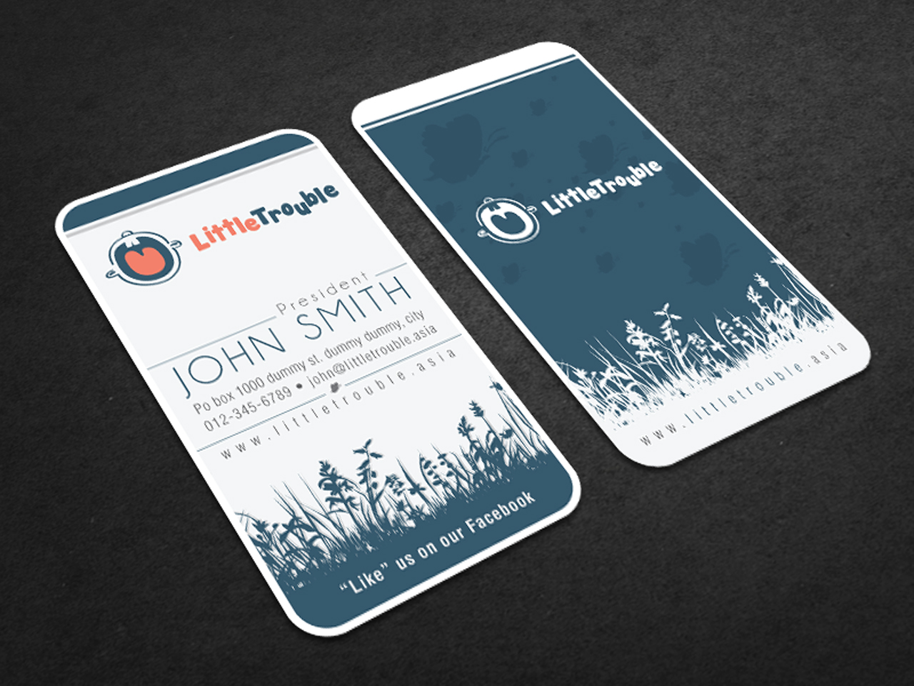 Business Card Design by yellowpixell for Little Trouble | Design #3988717