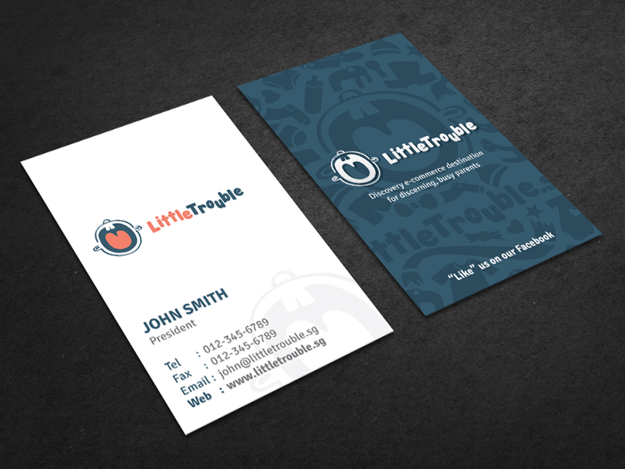 Diseño de Tarjeta de Presentación por yellowpixell para Little Trouble | Diseño #3999202