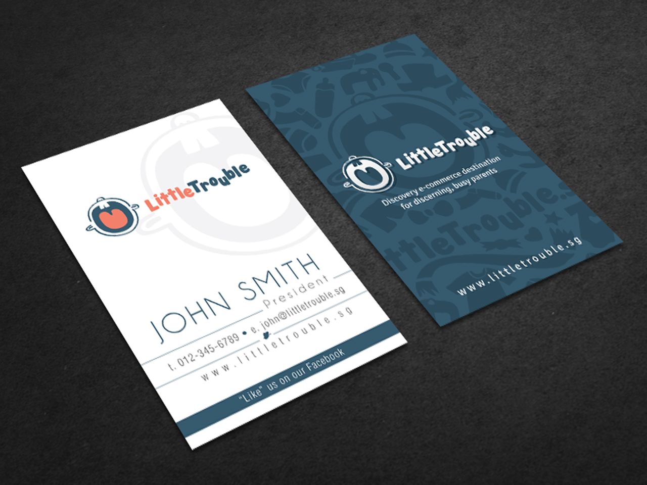 Diseño de Tarjeta de Presentación por yellowpixell para Little Trouble | Diseño #3999203